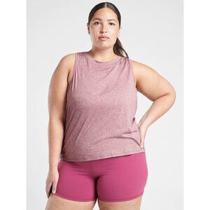 Athleta Uptempo Tank top Plus size 3X Mauve Pink New